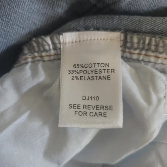 Très Chic Wide Leg Light Wash Jeans High Rise Straight Wide Leg Y2K New XL - Picture 4 of 5